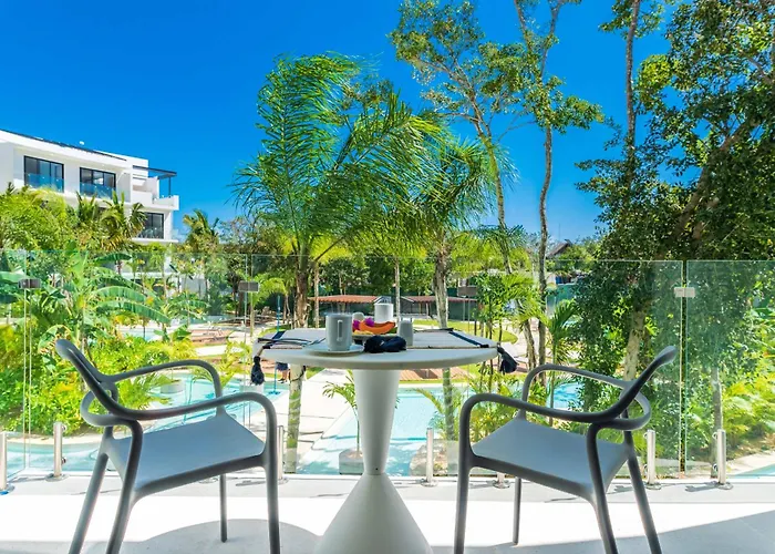 Apartment With Pool View Balcony In Veleta Tulum